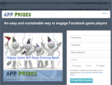 Tablet Screenshot of developer.appprizes.com